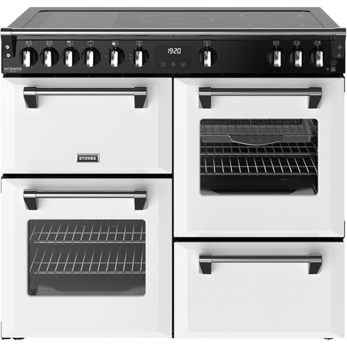 Stoves ST DX RCA RICH 100Ei RTY IWH 444412022 - White 100cm Range Cooker - Induction - A Rated
