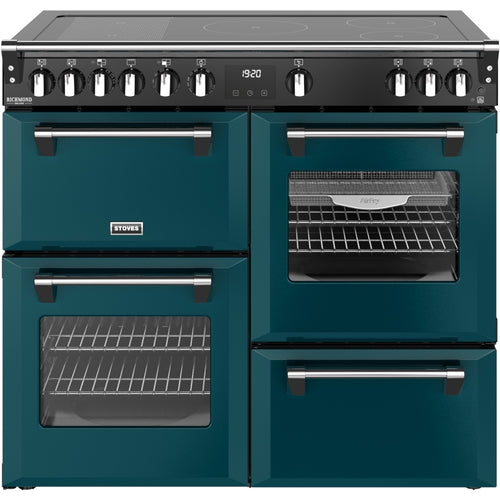 Stoves DX RCA RICH 100Ei RTY DMA - Green Range Cooker - 196L Quad Oven - A Energy