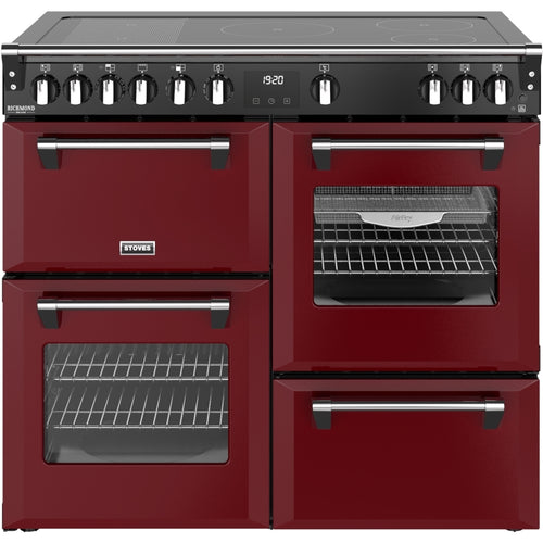 Stoves ST DX RCA RICH 100Ei RTY GAR 444412026 - Red Range Cooker - 196L - A Rated