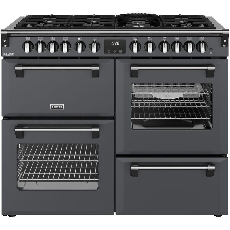 Stoves ST DX RCA RICH 110DF AGR 444412027 - Grey Range Cooker - 196L Quad Oven - A Energy