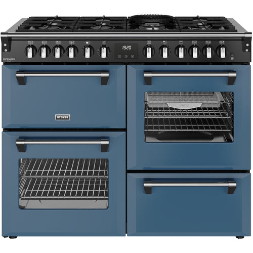 Stoves ST DX RCA RICH 110DF TWB 444412029 - Blue 110cm Range Cooker - Quad Oven - A Rated