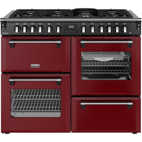 Stoves ST DX RCA RICH 110DF GAR 444412032 - Red 110cm Range Cooker - Dual Fuel - A Energy Rated