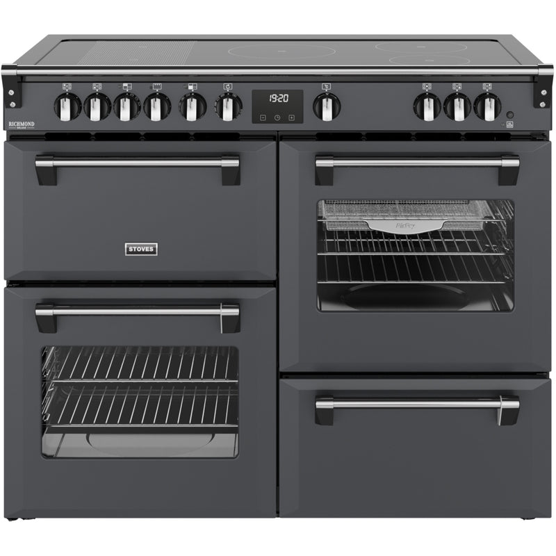 Stoves ST DX RCA RICH 110Ei RTY AGR 444412033 - Grey 110cm Range Cooker - Dual Fuel - A Rated