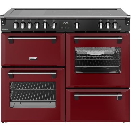 Stoves DX RCA RICH 110Ei 444412038 - Red Range Cooker - 196L Quad Oven - A Rated