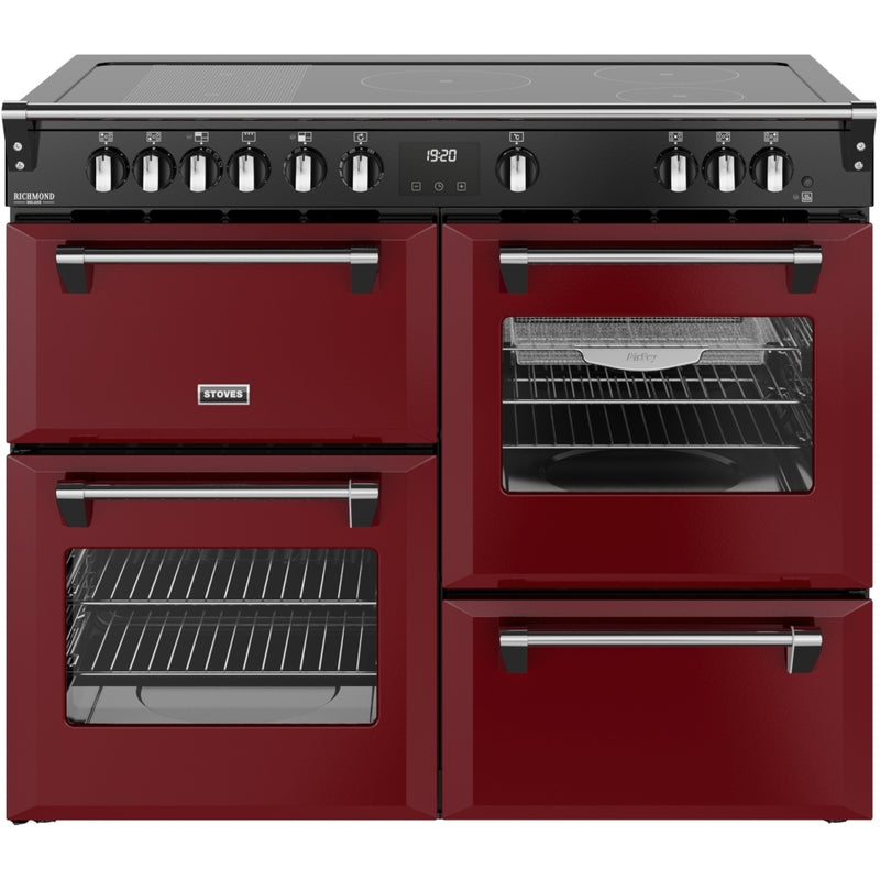 Stoves DX RCA RICH 110Ei 444412038 - Red Range Cooker - 196L Quad Oven - A Rated