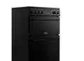 Belling BEL FSA VISION 60E BLK 444412049 - Black & Silver Steel Cooker - 99L Capacity