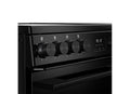 Belling BEL FSA VISION 60E BLK 444412049 - Black & Silver Steel Cooker - 99L Capacity