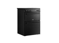 Belling BEL FSA VISION 60E BLK 444412049 - Black & Silver Steel Cooker - 99L Capacity