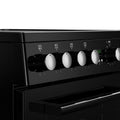 New World 444412056 - Black 50cm Electric Cooker - Double Oven - A energy