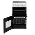 New World 444412057 - White 50cm Electric Cooker - Double Oven - A Energy Rating