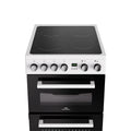 New World 444412057 - White 50cm Electric Cooker - Double Oven - A Energy Rating