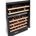 Stoves 600BLKWC - Black 46 Bottle Wine Cooler - G Energy Rated