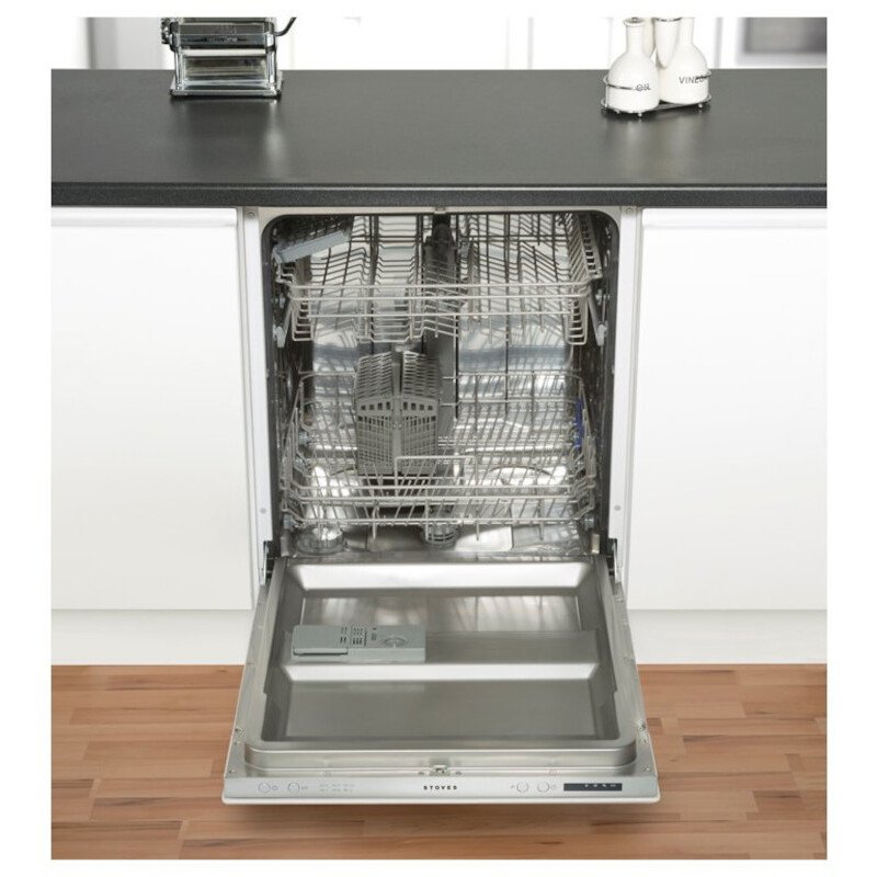 Stoves SDW60 - White 14 Place Setting Fully Integrated Dishwasher - 60cm - D energy rating