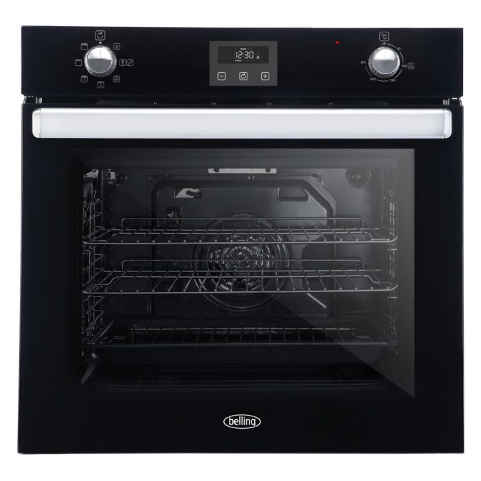 Belling BEL BI602FP Blk 444444774 - Black Built in Electric Single Oven - A energy