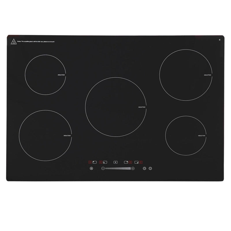 sia INDH75BL - Black 5 Zone Induction Hob - Display