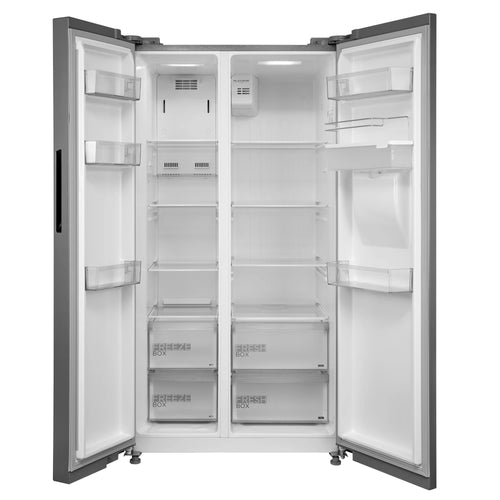 Midea MDRS710FGD46W - White American Fridge Freezer - 553L - D Energy