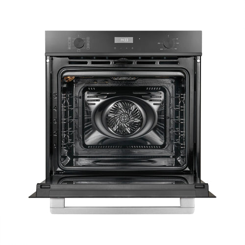 Midea MBO7NM30D0-SS - Stainless Steel Single Oven - 72L Capacity - A Rated - Display