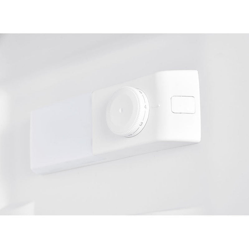 Teknix UC55L5W - White Undercounter Manual Defrost Fridge - F energy - Display
