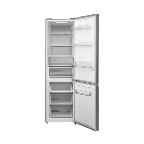 Midea MDRB521MGB02 - Inox Fridge Freezer - 310L Total Capacity - B Energy Rating