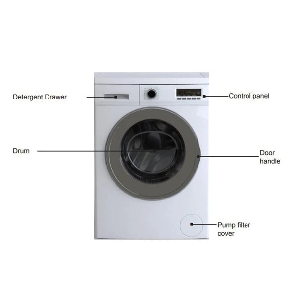 Amica AWDI814D - White 8KG/6KG Washer Dryer - 1400 RPM