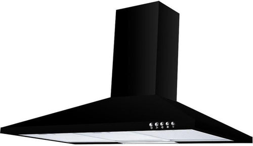 Culina UBSCH90BL - Black 90cm Chimney Hood - B Energy Rating