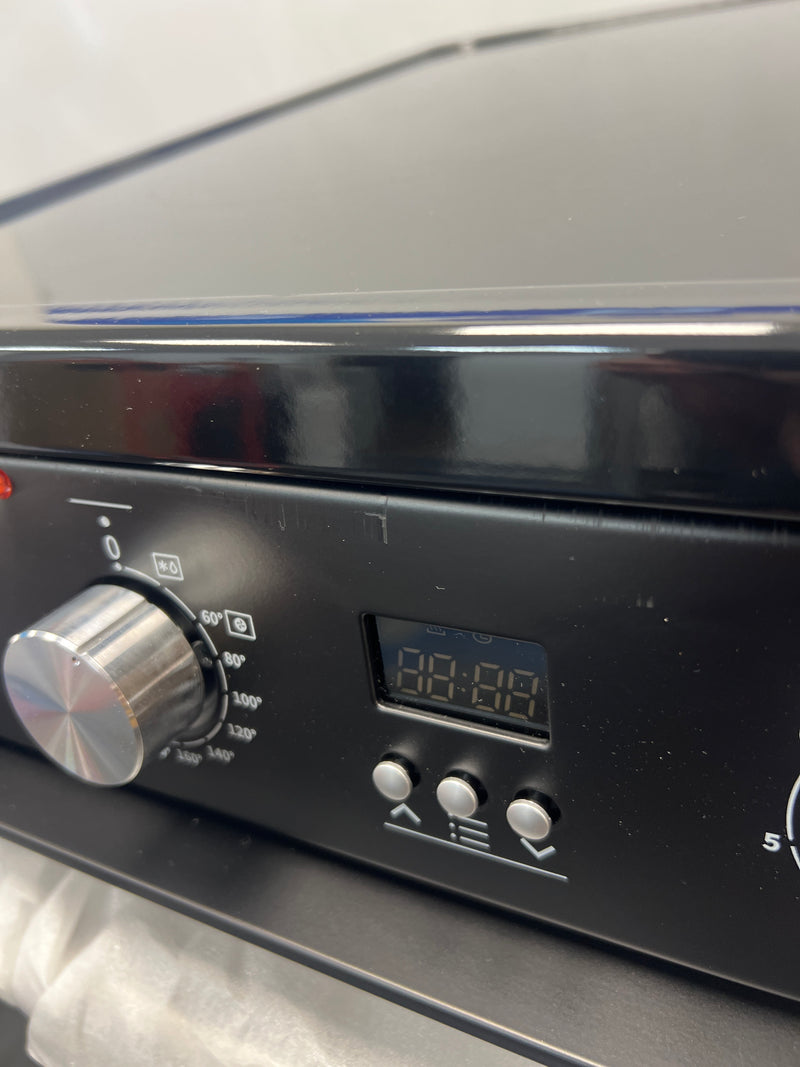 Hisense HDE3211BBUK - Black Electric Cooker - Double Oven - A Rated - Unboxed