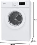 Montpellier MVSD7W - White 7KG Vented Dryer - C energy - Display