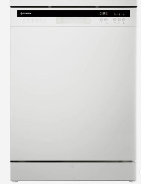 Teknix TX3FD618S - Silver Dishwasher - 15 Place Settings - C Energy Rating