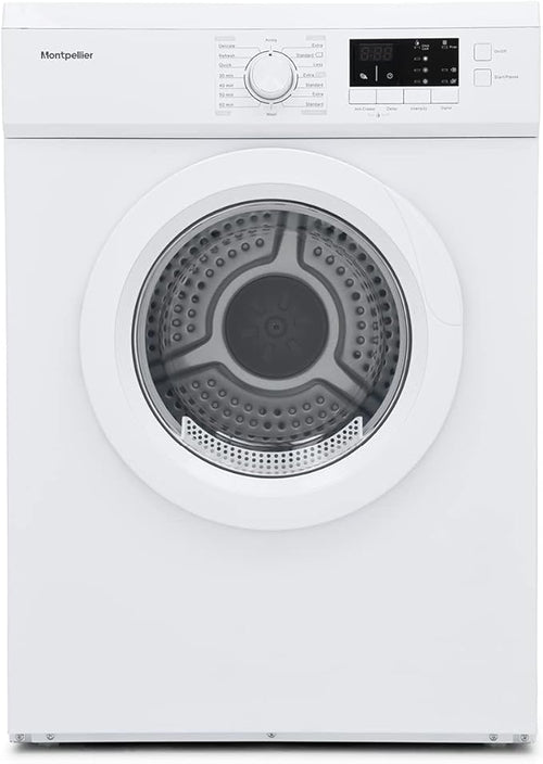 Montpellier MVSD7W - White 7KG Vented Dryer - C energy - Display