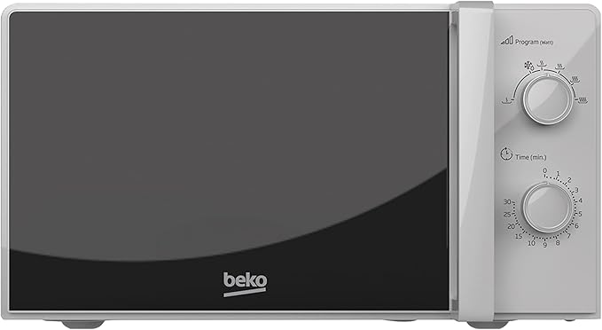 Beko MOC20100SFB - Silver Solo Microwave - 700W - 20 Litres