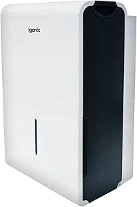Igenix IG9851 - White 6 Litre Portable Dehumidifier - 50L Extraction Per Day