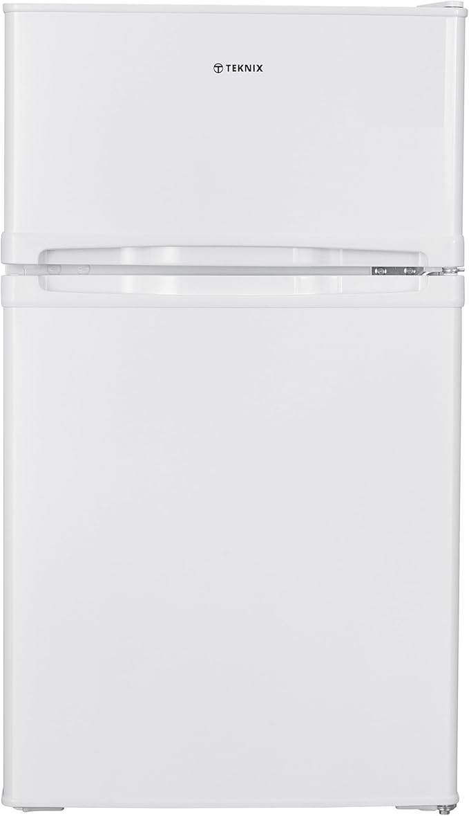 Teknix UCFFH48W - White Under Counter Fridge Freezer- Garage Safe - 86L - E Energy