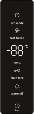Teknix TH60TNFW - White Freestanding Frost Free Freezer - Garage Safe  - E energy
