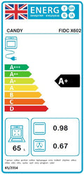 Candy FIDCN602 - Black 70L Double Oven - A+ Energy Rating - 8 Functions