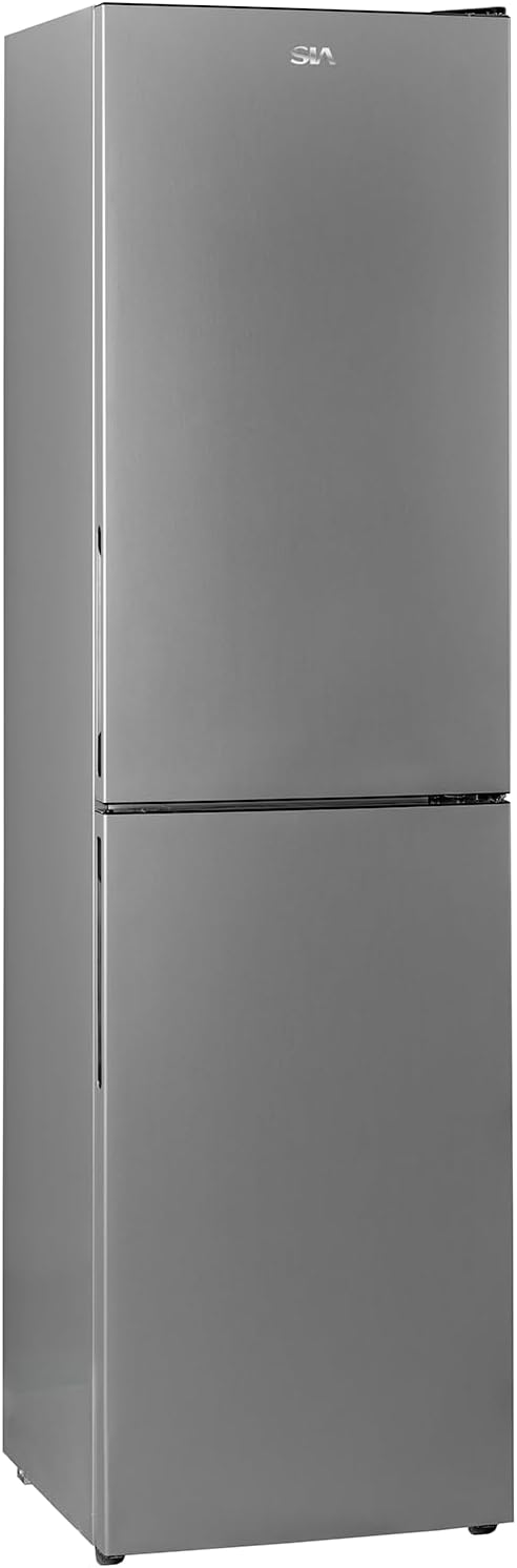 SIA SFF20050SE - Silver Fridge Freezer - 302L Capacity - 60/40 Split - E Energy Rating