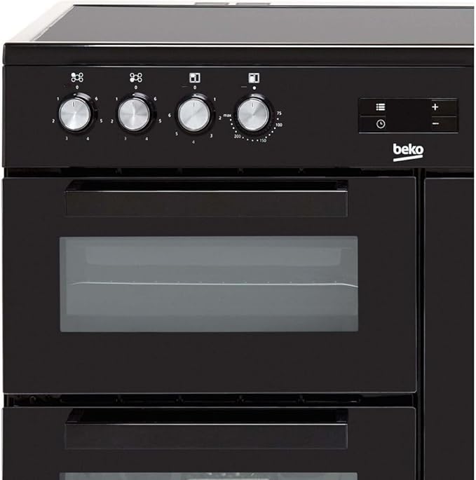 Beko KDVC90K - Black Electric Range Cooker - 167L - A Energy Rating