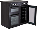 Beko KDVC90K - Black Electric Range Cooker - 167L - A Energy Rating