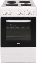 sia ESCA51W - White 4 Zone Electric Cooker - Manual cleaning - A energy