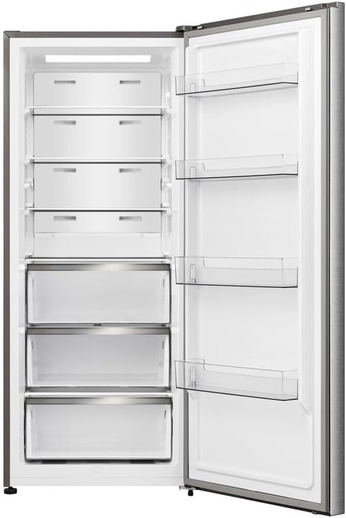 Teknix TH70HNFX - Stainless steel Freestanding Hybrid Frost Free Fridge / Freezer - E energy CAN ALSO BE USED AS A LARDER FRIDGE OR FROST FREE FREEZER