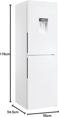 Candy CCT3L517EWWK-1 - White 50/50 Fridge Freezer - 246L - E Rated