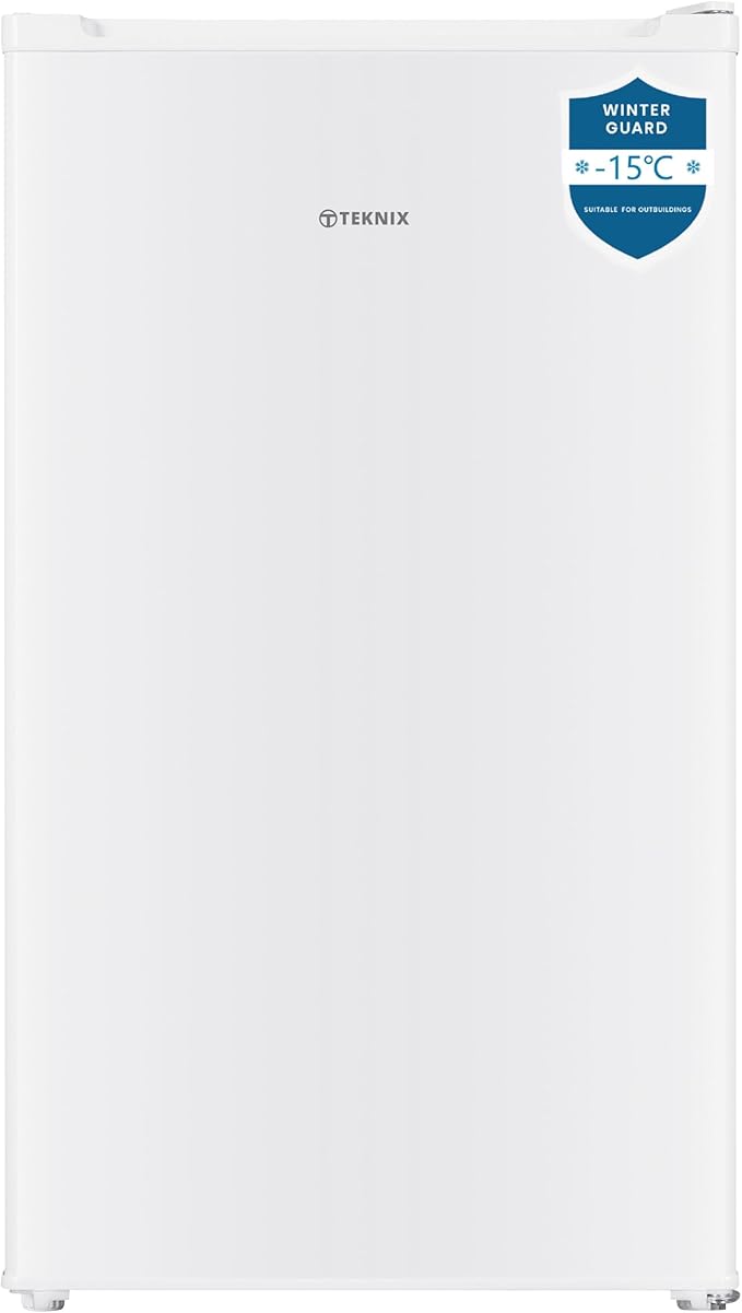 Teknix UC48F2W - White Undercounter Freezer - Garage Safe - E energy - Display
