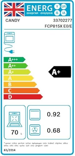 CANDY FCP815X E0/E - Stainless Steel 70L Single Oven - WIFI Control - A+ Energy Rating