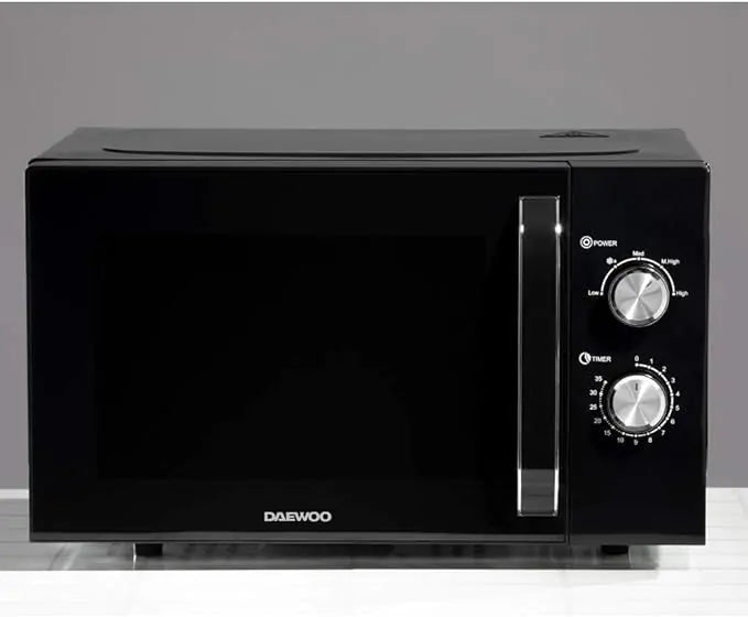 Daewoo SDA2085 - Black 23L Microwave - 800W - Manual Control