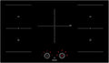Teknix SCIH90SW - Black 6 Zone Induction Hob