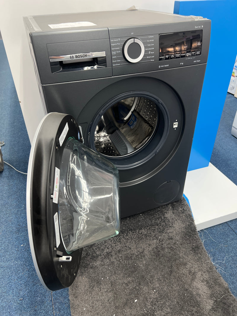 Bosch Series 6 WGG244ZCGB - Graphite Freestanding 9KG Washing Machine - 1400 RPM - A energy - Unboxed