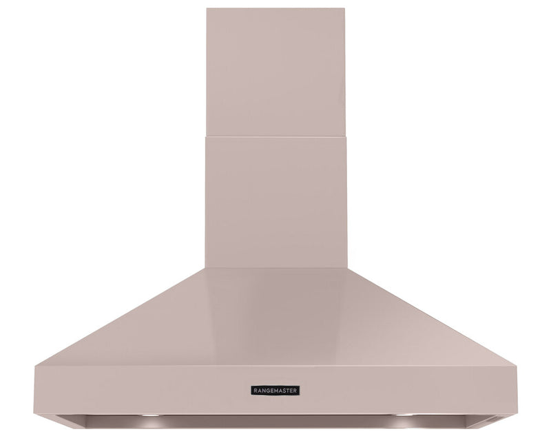 Rangemaster RDLXHD100PPPK/CM1 100 Deluxe Cooker Hood – Pale Pink / Chrome