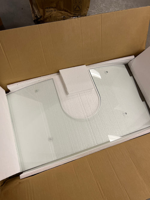 Luxair 110cm Curved Glass Cooker Hood - Black