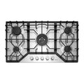 Caple C4091G - Stainless Steel 86cm 5 Burner Gas Hob - Auto Ignition - Cast Iron Supports