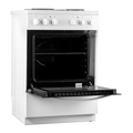 Sia ESXB60W - White Freestanding Electric Cooker With 4 Zone Plate Hob - A Energy