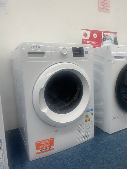 Indesit YT M11 83 X UK - White 8KG Heat Pump Condenser Dryer - A++ energy - Display